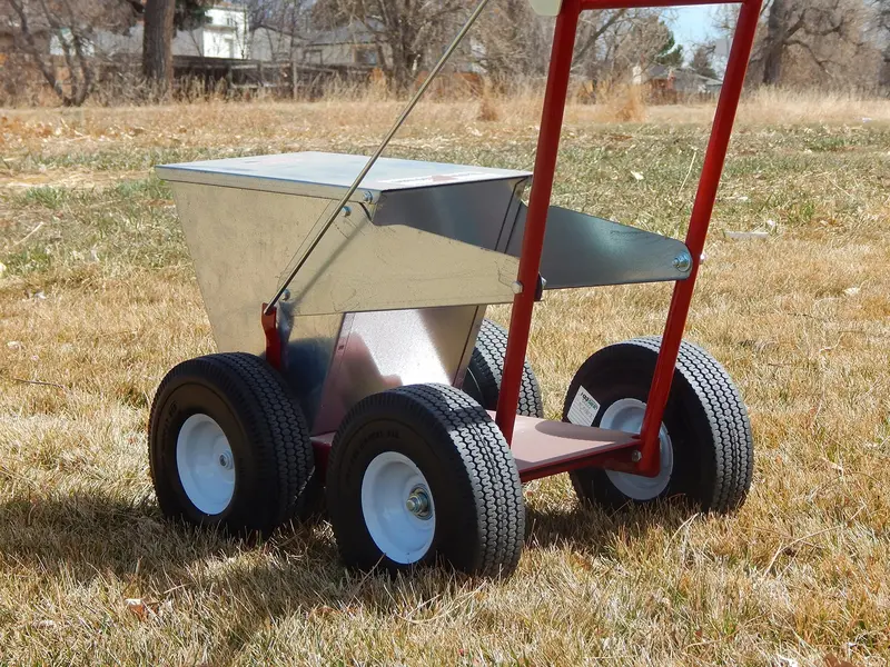 Newstripe NewLiner HD Field Line Marker – Galvanized Steel Dry-Line Applicator for Sports Fields and Events (2" or 4" Width)