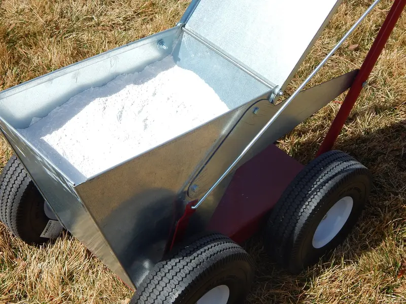 Newstripe NewLiner HD Field Line Marker – Galvanized Steel Dry-Line Applicator for Sports Fields and Events (2" or 4" Width)