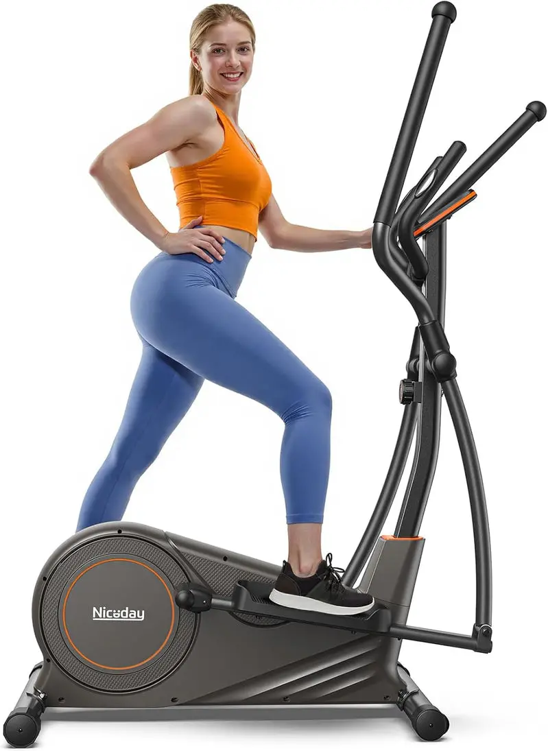 Niceday 20-Inch Elliptical Machine – 16 Resistance Levels & 500-Pound Weight Capacity