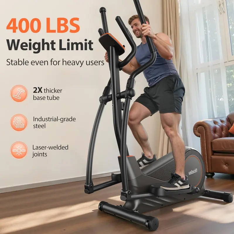 Niceday 20-Inch Elliptical Machine – 16 Resistance Levels & 500-Pound Weight Capacity