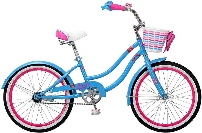 Nickelodeon JoJo Siwa 20-Inch Cruiser Bike – Light Blue and Pink Youth Bicycle for Girls