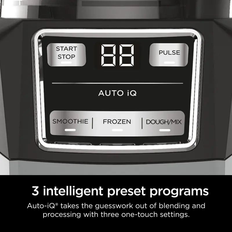 Ninja 1200W Compact Kitchen System – All-in-One Food Processor, Blender, and Nutri-Extractor
