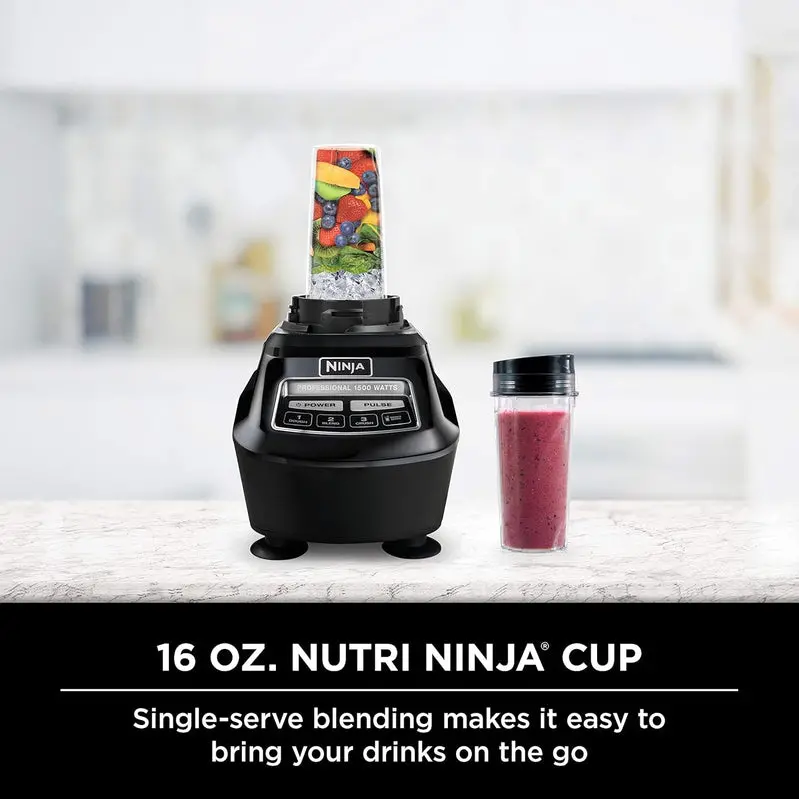 Ninja BL770 All-in-One Kitchen System – High-Performance Blender and Processor Bundle in Sleek Black