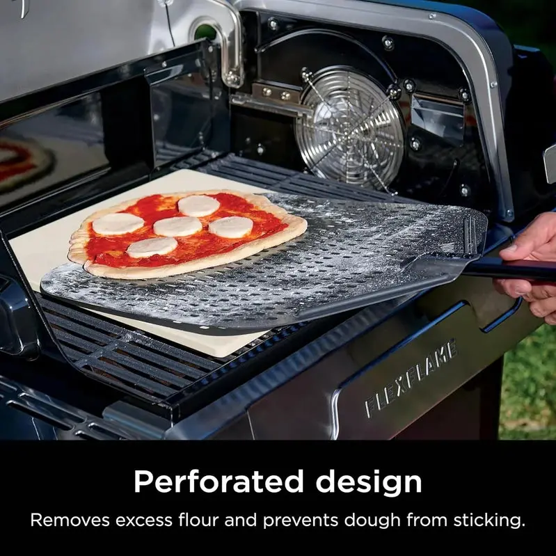 Ninja FlexFlame PG301 5-in-1 Grill and Smoker – Electric/Propane Hybrid with Digital Controls, Griddle, and Pizza Mode