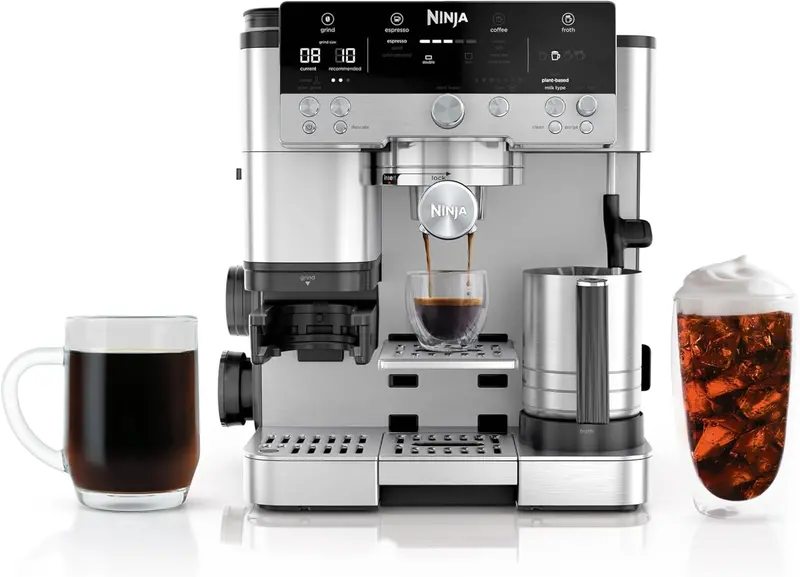Ninja Luxe Café ES601 Espresso and Drip Coffee Maker – Dual-Brew Technology for Barista-Quality Drinks