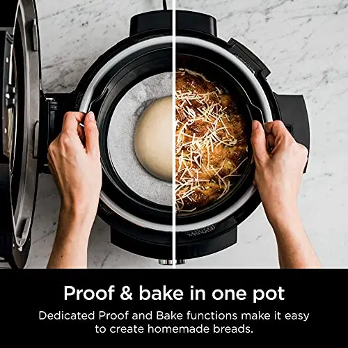 Ninja OL701 Foodi SMART XL 14-in-1 Pressure Cooker & Air Fryer – 8-Quart Capacity with SmartLid, Auto Steam Release, and Integrated Thermometer