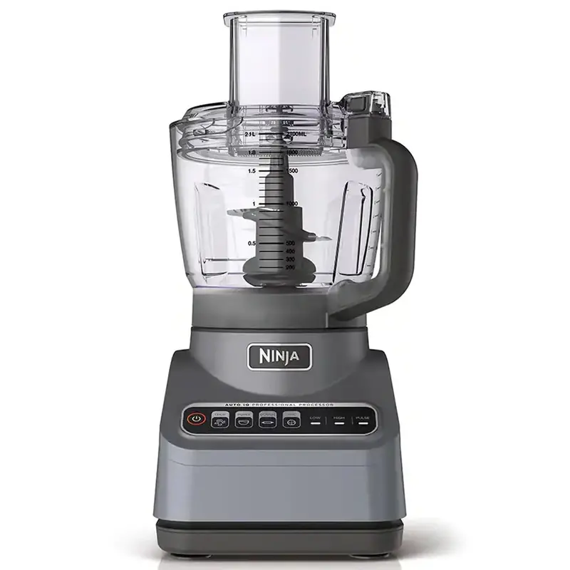 Ninja Professional 9-Cup Food Processor with Auto-iQ Presets – 1000 Peak Watts (Silver)