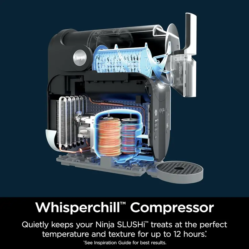 Ninja SLUSHi Frozen Drink Maker — 88-Oz Capacity, 5 Preset Programs & Sleek Black Countertop Design