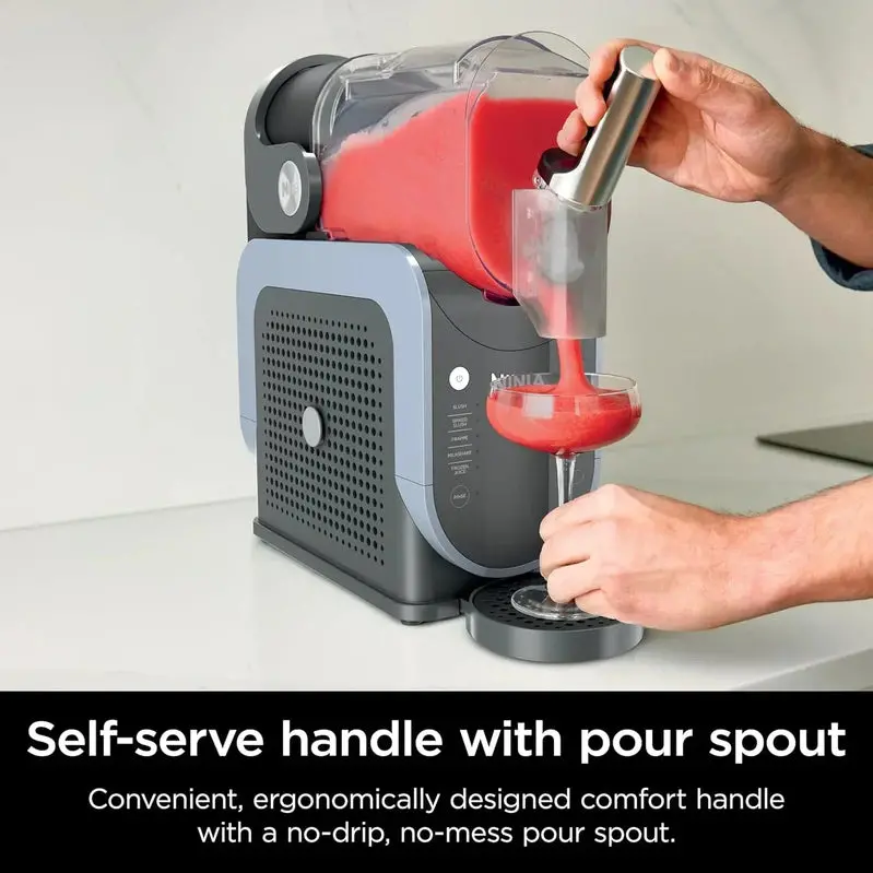 Ninja SLUSHi Professional Frozen Drink Maker – 88 oz RapidChill Technology with Five Customizable Programs for Margaritas, Frappés, and More