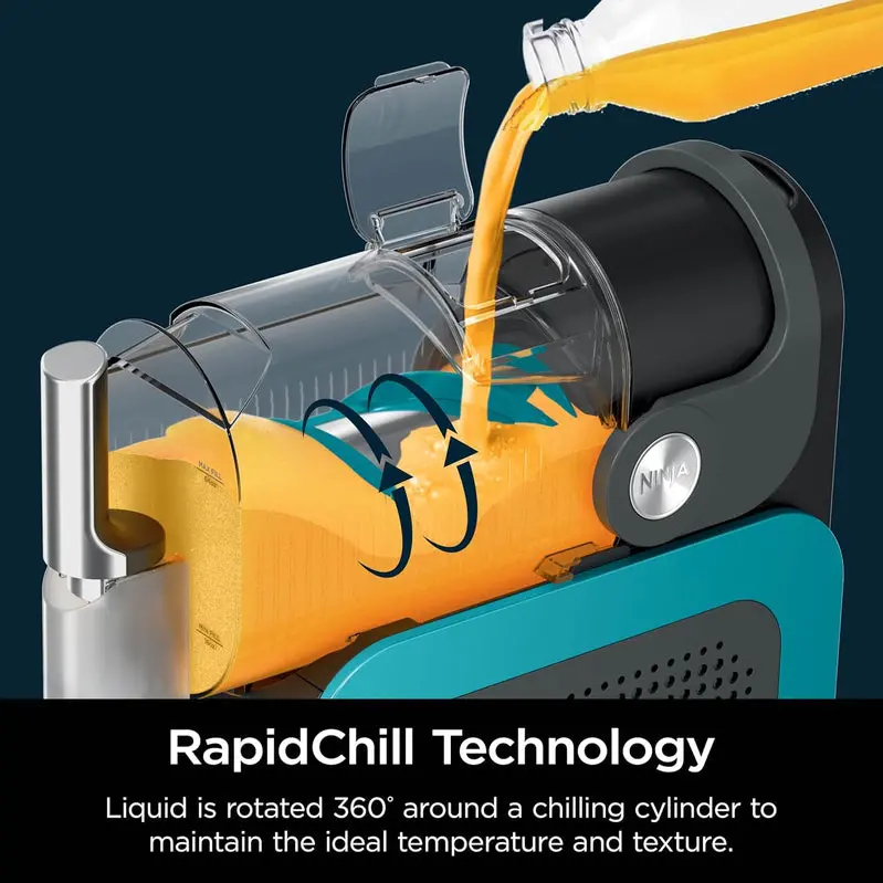 Ninja SLUSHi RapidChill Frozen Beverage Maker – Fast-Cooling Slushie Machine with Sleek Black Housing
