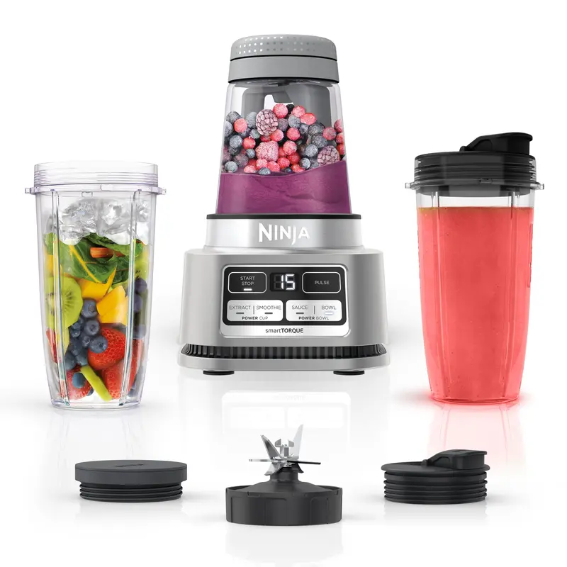Ninja SS101 SmartTORQUE Blender – Multi-Function Stainless Steel Kitchen Blender with Precision Blending Technology