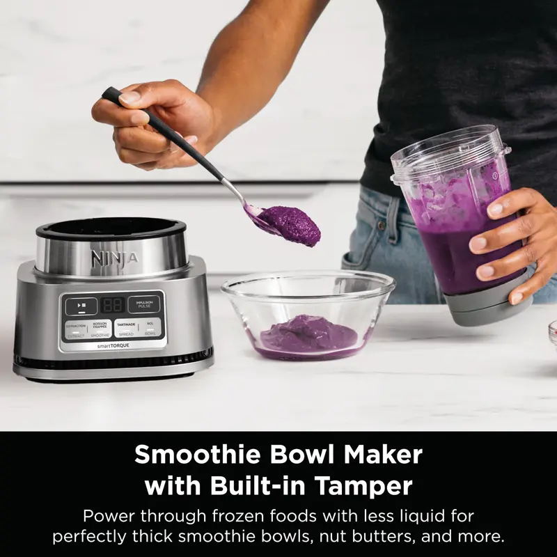 Ninja SS101 SmartTORQUE Blender – Multi-Function Stainless Steel Kitchen Blender with Precision Blending Technology