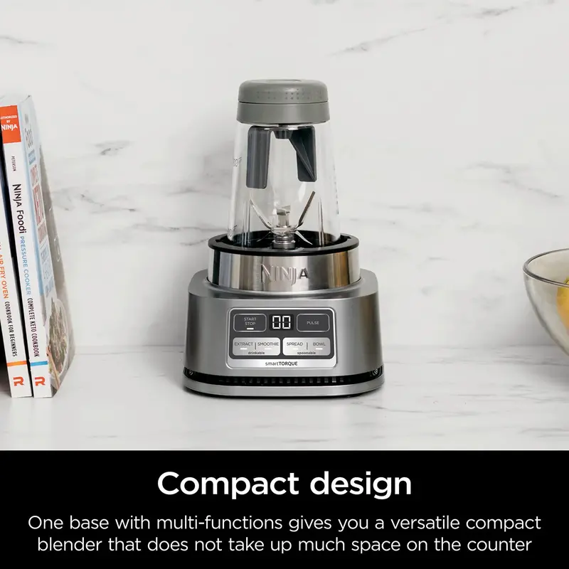 Ninja SS101 SmartTORQUE Blender – Multi-Function Stainless Steel Kitchen Blender with Precision Blending Technology