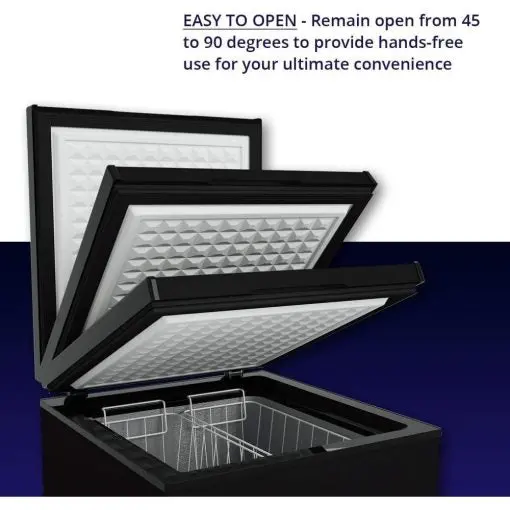 Northair 3.5 Cu Ft Compact Chest Freezer – Quiet Operation with 7-Tier Temp Control & Dual Baskets