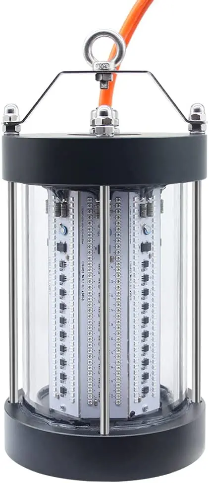 NS 500W Submersible Fishing Light – 35,000-Lumen Night Fishing Attractor, IP68 Waterproof, AC110V Marine & Dock Use