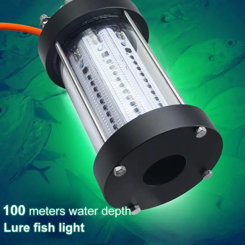 NS 500W Submersible Fishing Light – 35,000-Lumen Night Fishing Attractor, IP68 Waterproof, AC110V Marine & Dock Use