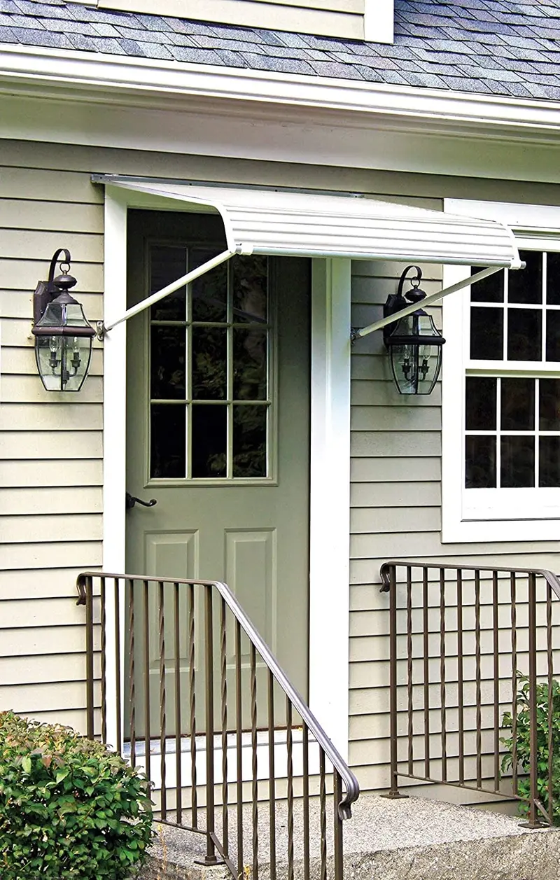 NuImage 2500-Series Aluminum Door Canopy – Durable Weather-Resistant Overhang with Reinforced Support Arms