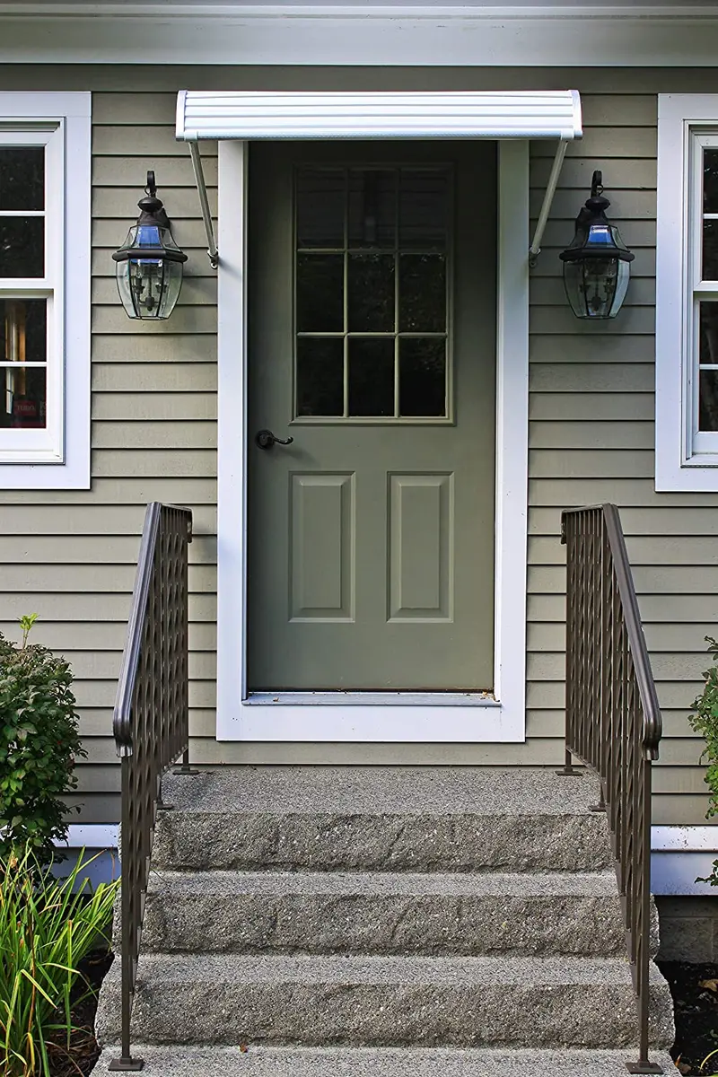 NuImage 2500-Series Aluminum Door Canopy – Durable Weather-Resistant Overhang with Reinforced Support Arms