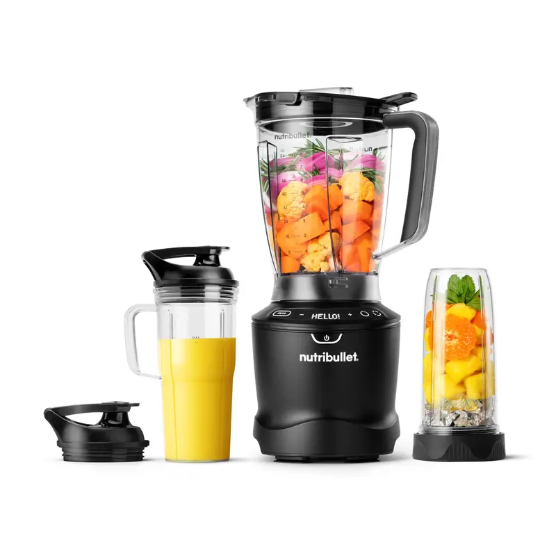 nutribullet SmartSense Blender System – 1400W Precision Motor, Gunmetal Finish, Intelligent Blending Technology