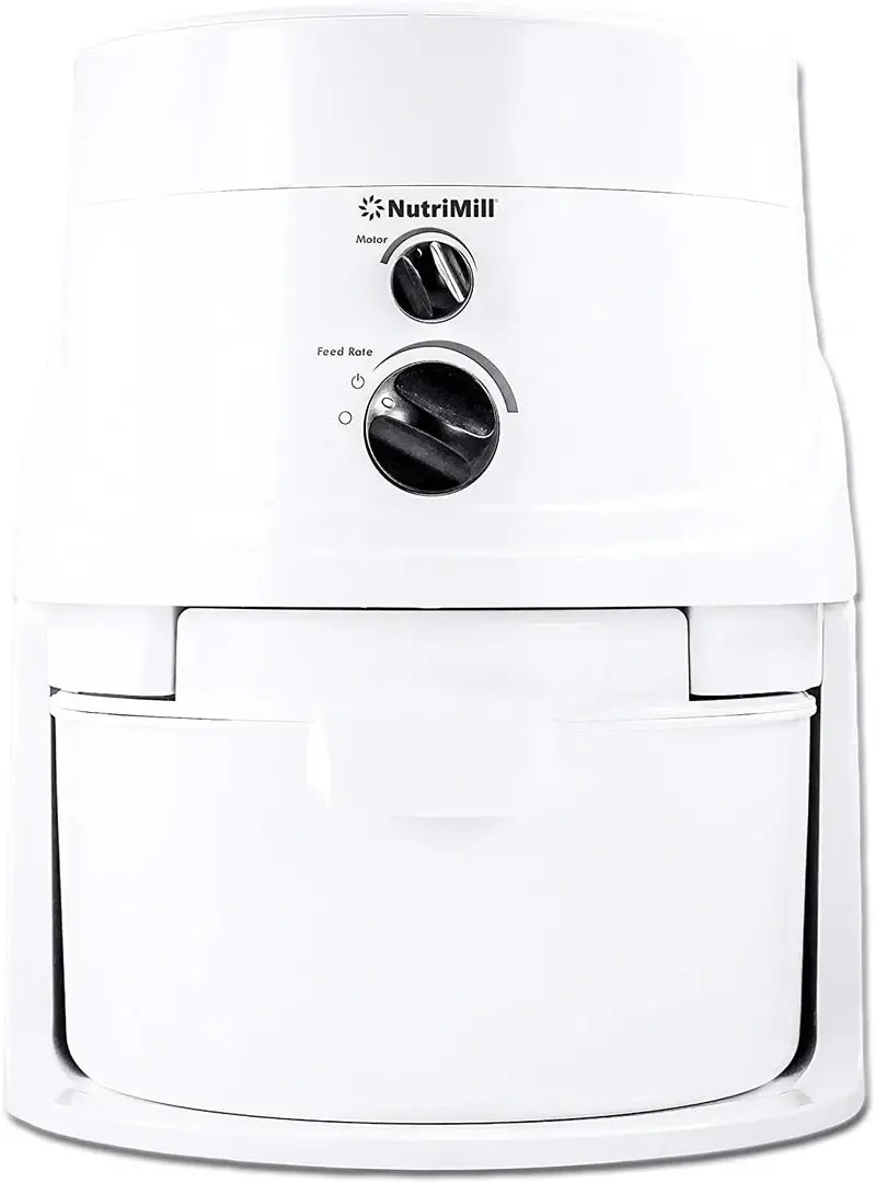 NutriMill Classic Grain Grinder – High-Torque Whole Grain Mill, Adjustable Consistency Settings, Robust Construction