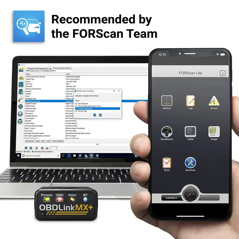 OBDLink MX+ Bluetooth OBD2 Scanner – Universal Vehicle Diagnostics Tool for iOS, Android, and Windows
