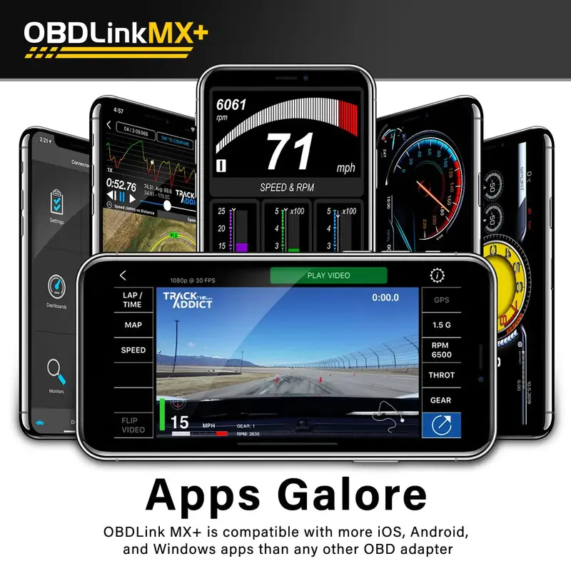OBDLink MX+ Bluetooth OBD2 Scanner – Universal Vehicle Diagnostics Tool for iOS, Android, and Windows