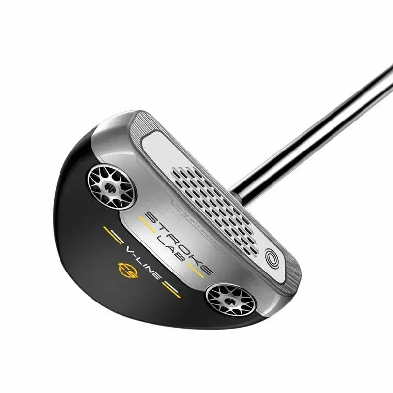 Odyssey Stroke Lab V-Line CS Golf Putter – Multi-Material Shaft Technology, Microhinge Star Insert, Precision-Milled Head Geometry