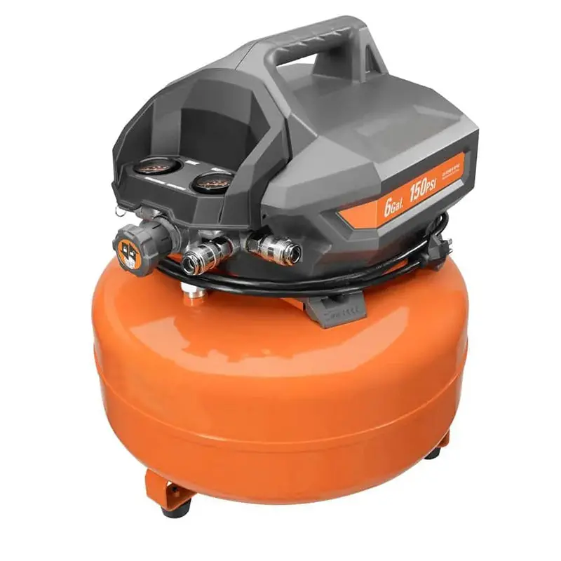 OF60150HB Portable 6-Gallon Pancake Air Compressor – Quiet Electric Operation