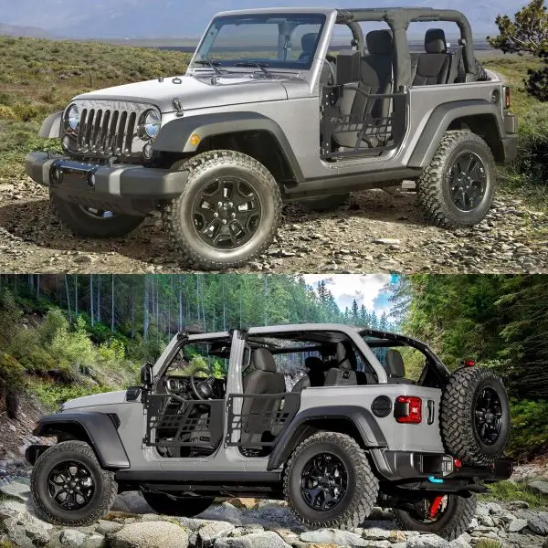 Off-Road Safari Tubular Half Doors – 4-Piece Set for 2018–2023 Jeep Wrangler JL Unlimited, Rugged Fat-Tube Construction, Adventure-Optimized Fit