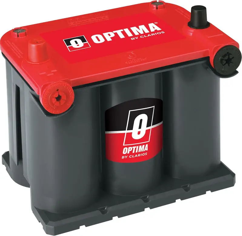 OPTIMA RedTop AGM Battery – 720 CCA Dual-Terminal Power Source for Performance Vehicles and High-Load Applications