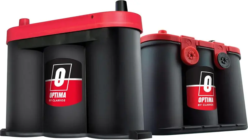 OPTIMA RedTop AGM Battery – 720 CCA Dual-Terminal Power Source for Performance Vehicles and High-Load Applications