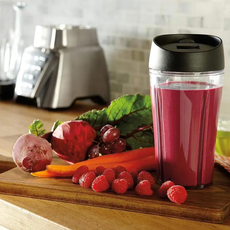 Oster Pro 1200 Blender – Glass Pitcher & 24-Oz Travel Cup Included, Brushed Nickel Finish