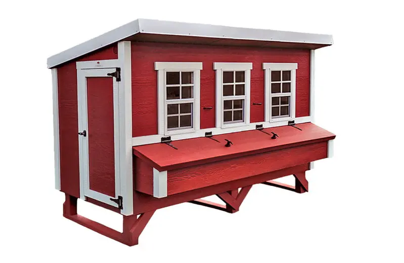 OverEZ XL Chicken Coop – All-in-One Enclosed Habitat Supporting Up to 20 Chickens