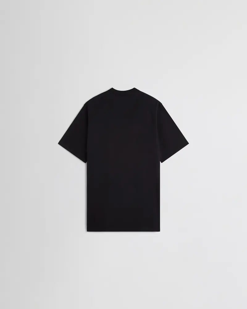 Oversized Black Heavy-Jersey Short-Sleeve T-Shirt 2