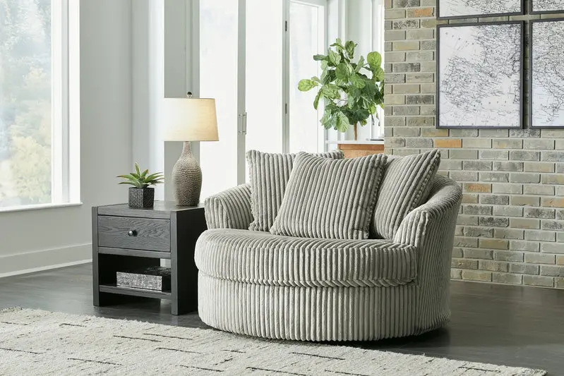 Oversized Swivel Accent Chair – 360-Degree Rotation, Plush Upholstered Seat, Modern Living Room Centerpiece