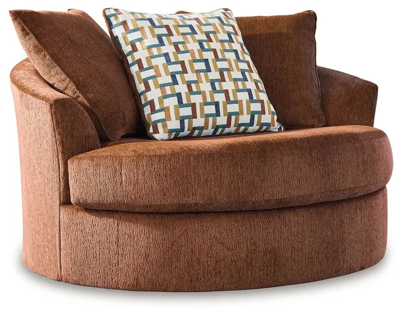 Oversized Swivel Accent Chair – 360-Degree Rotation, Plush Upholstered Seat, Modern Living Room Centerpiece