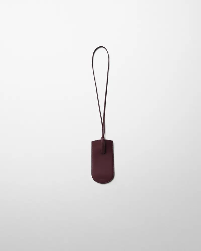Oxblood Leather Eyewear Pouch