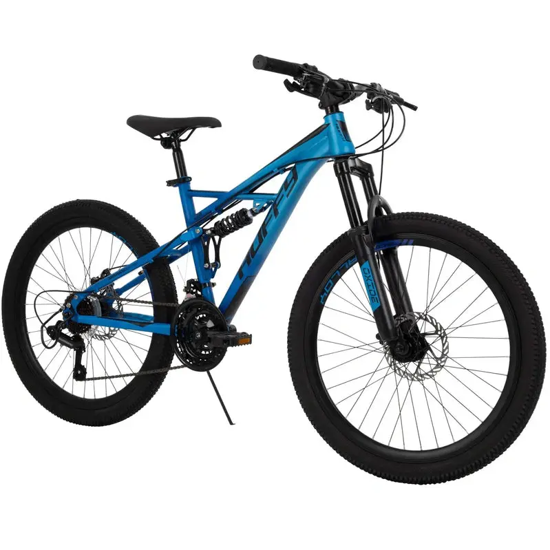 Oxide 24-Inch Youth Mountain Bike – Lightweight Aluminum Frame in Blue, Ideal for Ages 8–12