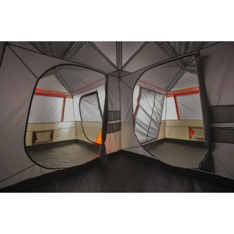 Ozark Trail 12-Person Instant Cabin Tent – Easy-Pop-Up Shelter for Camping and Backyard Use