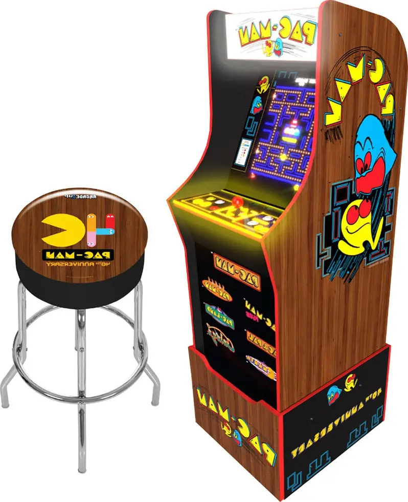 Pac-Man 40th Anniversary Arcade Cabinet – Limited-Edition Retro Gaming Machine with Authentic Controls