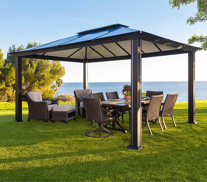Paragon Santa Monica Aluminum Gazebo – Modern, Stylish Outdoor Shade Solution