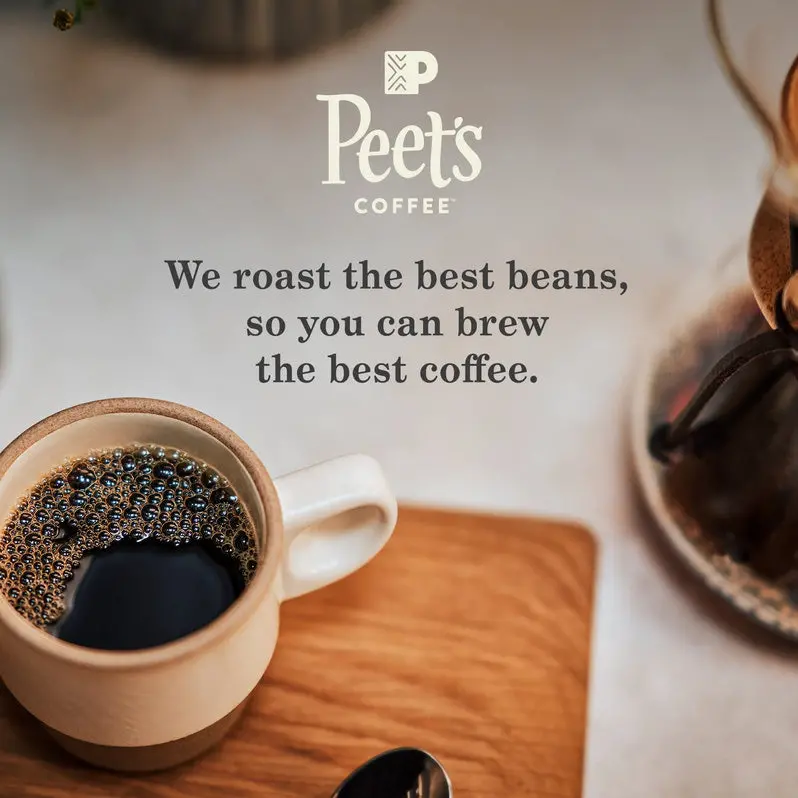 Peet’s Decaf House Blend Dark Roast K-Cup Pods – 88-Pack (4 Boxes × 22), USDA Organic Certified