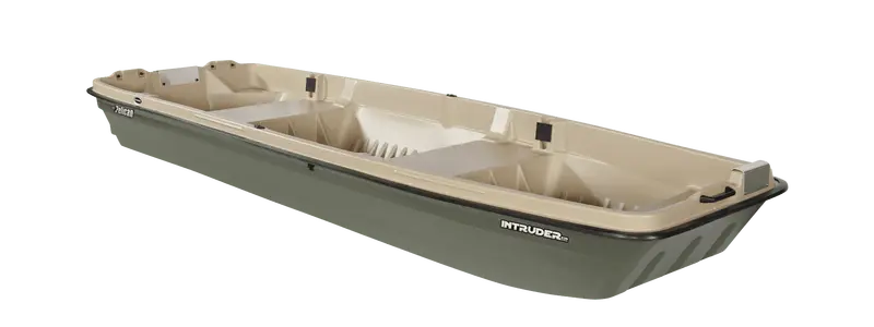 Pelican Intruder 12-Foot Lightweight Aluminum Jon Boat – Designed for Fishing and Hunting Adventures