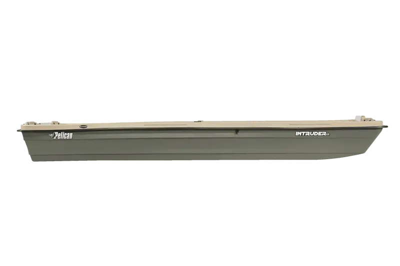 Pelican Intruder 12-Foot Lightweight Aluminum Jon Boat – Designed for Fishing and Hunting Adventures
