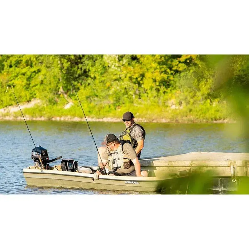 Pelican Intruder 12 Jon Boat – Lightweight 12-Foot Aluminum Fishing Craft