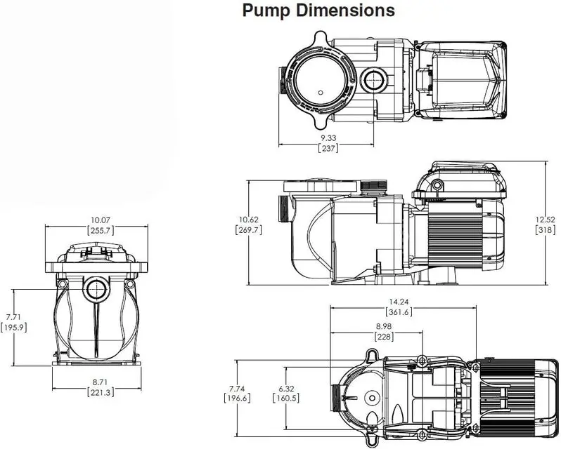 Pentair SuperFlo VS EC-342001 Energy-Efficient Pool Pump – 1.5 HP Variable-Speed, ENERGY STAR Certified (Almond Finish)