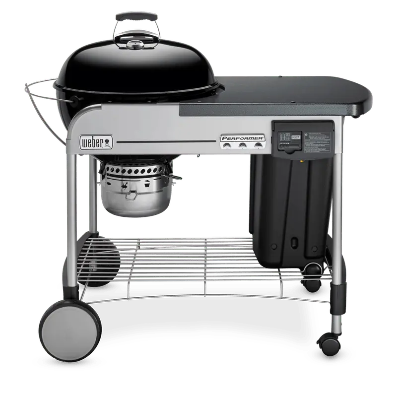 Performer Deluxe 22-Inch Charcoal Grill with Heavy-Gauge Steel Frame