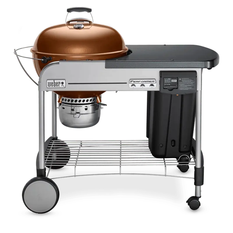 Performer Deluxe 22-Inch Charcoal Grill with Heavy-Gauge Steel Frame