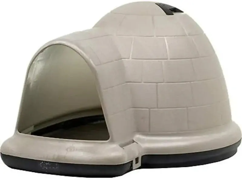 Petmate Indigo XL Dog House for Large Breeds – Eco-Friendly Igloo Shelter with All-Weather Durability