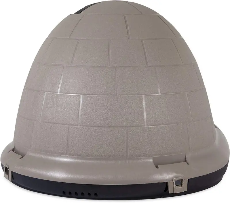 Petmate Indigo XL Dog House for Large Breeds – Eco-Friendly Igloo Shelter with All-Weather Durability